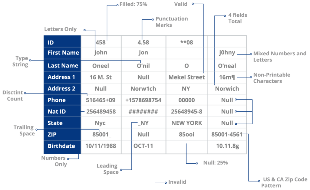 data profiling