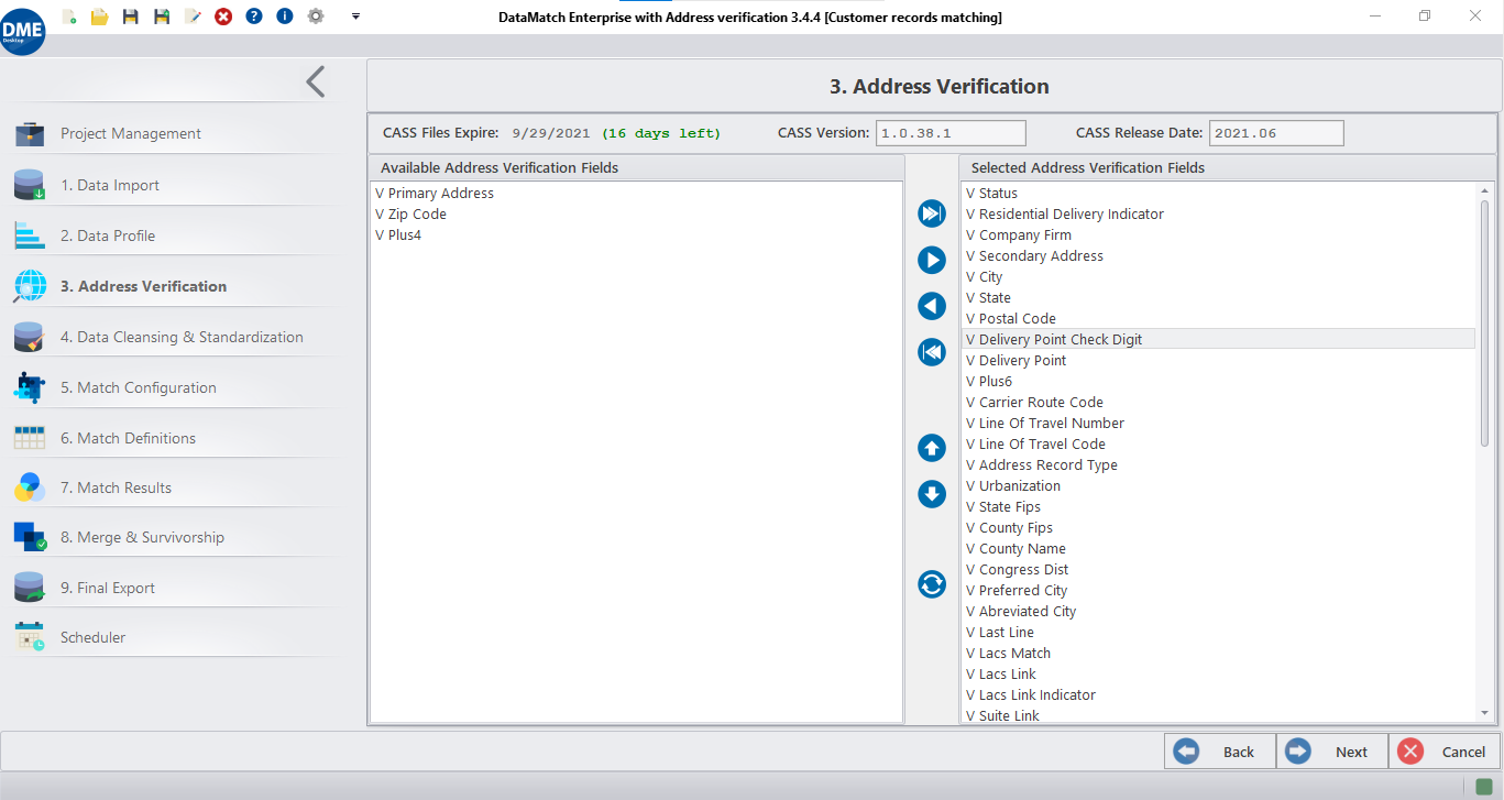 address verification