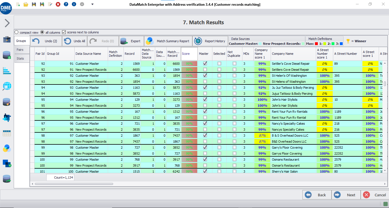 data deduplication